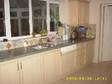 Beige Kitchen Units with Zanussi integrated fridge,  3....